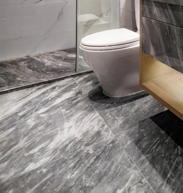 Complete bathroom renovation showcasing modern fixtures and tiling